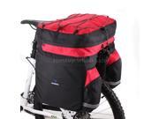 Red ROSWHEEL 60L Cycling Bicycle Bag Bike Rear Rack Tail Seat Trunk Bag Pannier