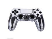 Gamepad Controller Housing Shell w Buttons f Playstation4 PS4 DualShock 4 silver