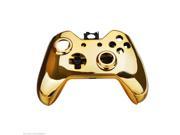 Gamepad Controller Housing Shell w Buttons for XBOX ONE DualShock Handle Gold
