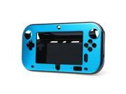 New Blue Hard Aluminium Skin Case Cover For Nintendo Wii U Gamepad Controller