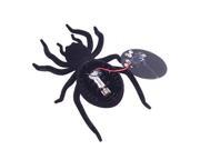 Mini Solar Black Spider Robot For Fun Gift Tool T100