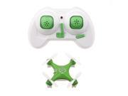 CX 10 Mini 2.4G 4CH 6 Axis LED RC Rolling Quadcopter Toy Helicoptert Green