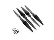 2 Pairs 1150 11X5.0 Real Carbon Fiber Propeller Prop CW CCW For QuadCoptor