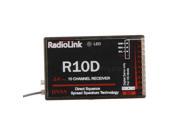 R10D 2.4G 10CH DSSS Receiver for RadioLink AT9 AT10 Transmitter RC Helicopter