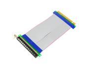 PCI E Express 16X to 16x Male to Female Riser Extender Card Ribbon Cable 20cm