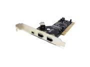PCI Firewire 400 IEEE 1394 1394A 2 * 6pin 1 * 4pin 3 Port Card Work for W7 W8