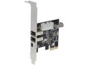 PCI E Express Firewire 400 IEEE 1394 1394A 2 * 6pin 1 * 4pin 3 Port Card