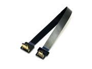 90 Degree Up Angled FPV Micro HDMI Male to Mini HDMI FPC Flat Cable 20cm
