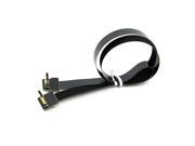 50cm 90 Degree Up Angled FPV Micro HDMI Male to Mini HDMI FPC Flat Cable