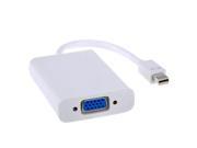 Mini DisplayPort to VGA with Audio Power Converter Adapter for Apple Air Pro PC