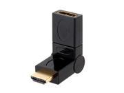 HDMI 1.4 angled type Male to Female 180 90 Degree Rotating Adapter connector