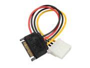 Serial ATA SATA 15 p to Hard Disk 4 p IDE Power supply Cable connector 10cm