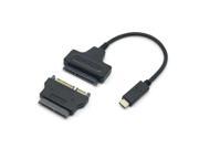 1set USB 3.1 Type C to SATA 22Pin SATA to 16Pin Micro SATA Adapter