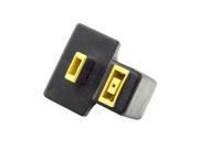 180 D Angled Rectangle Port Male to Female Charger Adapter For Lenovo ThinkPad