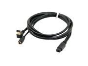 1394b 9Pin Male with DC 12v Power Jack to 1394a 6pin Male Firewire Cable 1.8m