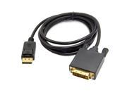 DisplayPort DP Male to DVI Male Single Link Video Cable 6ft 1.8m for DVI monitor