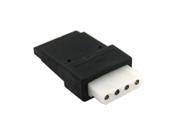 SATA 15 p Power connector female to Molex 4 p IDE female Hard Disk Adapter black