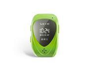 Foxnovo Multifunction JM09 Rechargeable Children Students Smartwatch with GPS/ SOS/ GSM/ GPRS/ Communication/ Time /Date (Green)