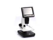 Standalone Digital 500X Microscope Real 5.0MP Microscope with 3.5 LCD Display 8 LED SD Card Lithium Battery 10x 250x Magnifications