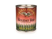 General Finishes Holiday Red Milk Paint Quart