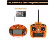 MKron T-six 4GHz DSM2 Compatible 6CH Programmable Transmitter Compatible Transmitter With Receiver For RC Quadcopter