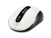 Microsoft 4 Buttons Tilt Wheel USB 2.0 RF Wireless BlueTrack 1000 dpi Wireless Mobile Mouse 4000 White