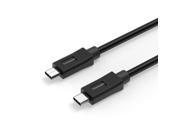 Tronsmart 6feet/1.8M USB2.0 Type C Male to Type C Male Sync&