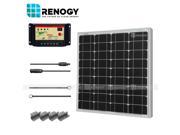 Renogy 50W Watts Solar Panel Starter Kit Monocrystalline Off