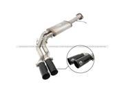 aFe Power EXH 3 3.5in CB Ford F 150 Raptor 10 14 V8 6.2L CCSB Blk Dual Rebel Exhaust 49 43071 B