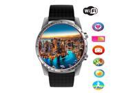 KW99 Round Bluetooth Smart Watch Unlocked Android 5.1 Wrist Phone SIM 3G WIFI Touchscreen Smartwatch Call Heart Rate Monitor Pedometer for Android Samsung IOS i