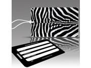 UPC 400007704701 product image for Zebra Print Luggage Tags - Set of Three | upcitemdb.com