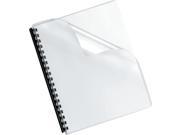FELLOWES 52311 Crystals Transparent PVC Binding Cover Oversized 100pk