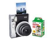 FUJI PHOTO FILM Instax Mini 90 Neo Classic Camera Bundle Auto Focus Black