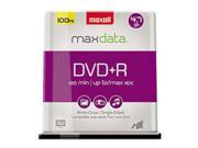 MAXELL Dvd r Discs 4.7gb 16x Spindle Silver 100 pack