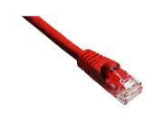 Axiom C5EMB R100 AX Patch Cable Rj 45 M To Rj 45 M 100 Ft Utp Cat 5E Molded Snagless Stranded Red