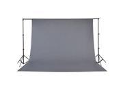10x10 Seamless Muslin Backdrop Studio Photography Cotton Background Gray
