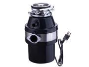 1 HP Garbage Disposal Continuous Feed Restaurant Home Kitchen Food Waste 3200 RPM