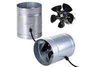 2x 6 Inline Duct Booster Fan 260CFM Cooling Exhaust Blower For Home Grow Tent