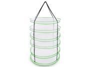6 Layer 36 Dia XL Dry Net Herb Collapsible Drying Rack System w Clip On Levels