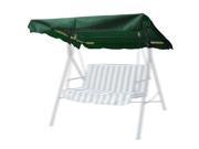 66 x45 Swing Canopy Cover Replacement Porch Top Patio Yard Seat Furniture Green