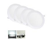 4pc 18W Energy Saving Bright LED Ceiling Panel Down Light Bulb Lamp AC 85 265V