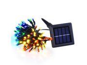 60 LED Solar Powered String Light Flash Static Lighting Modes Waterproof Outdoor