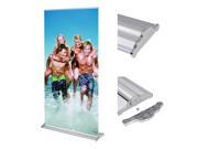Retractable 33 x79 Roll Up Banner Stand Trade Show Sign Signage Display w Bag