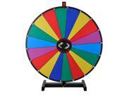 Upgraded Editable 30 Color Prize Wheel of Fortune Trade Show Tabletop Spin Game