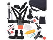 47 in 1 Accessories Kit for GoPro HD Hero 4 3 3 2 1 with Large Case Sports