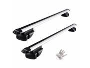 Universal 48 Car Top Luggage Cross Bar Roof Rack Roof Top Cargo Carrier SUV Aluminum Pair
