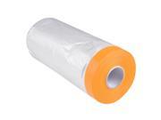 3.6ft x 82ft Adhesive Masking Film Tape Poly Surface Painting Protection Cover