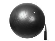 75cm Anti burst Yoga Exercise Balance Gym Body Aerobic Ball w Pump Black