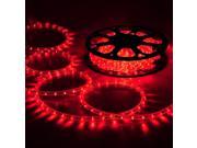 150ft LED Rope Light 110V 2 Wire Home Holiday Christmas Valentine Lighting Red