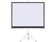 Instahibit™ 100 4 3 78 x 59 Portable Tripod Manual Pull Up Projection Screen White